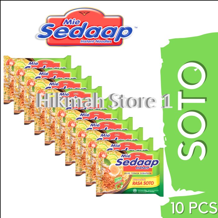 

Ready Mie Sedaap Kuah Rasa Soto Mi Sedap Harga Hemat 10 Bungkus!
