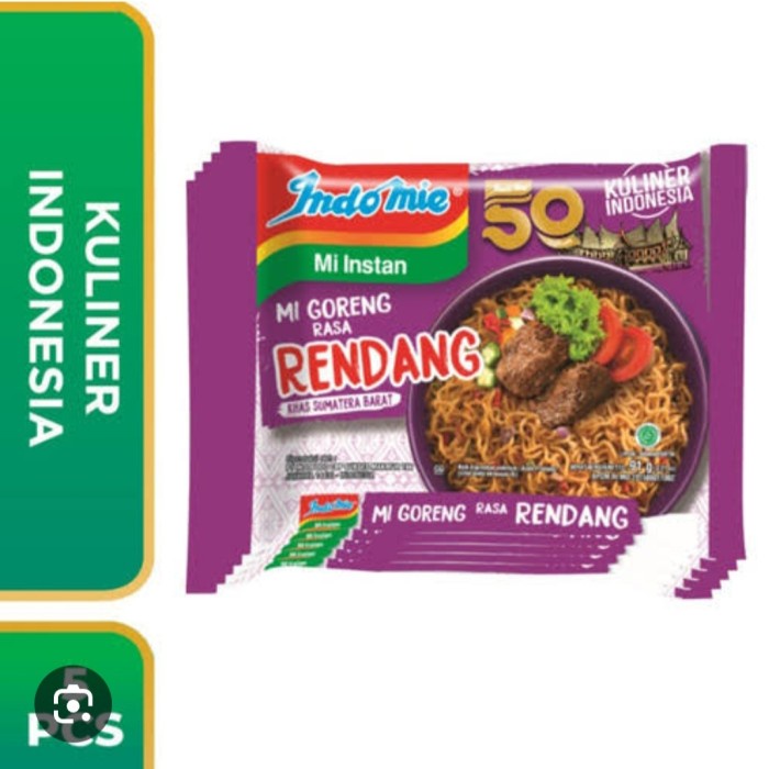 

Ready Indomie Goreng Rendang Paket 5 Pcs