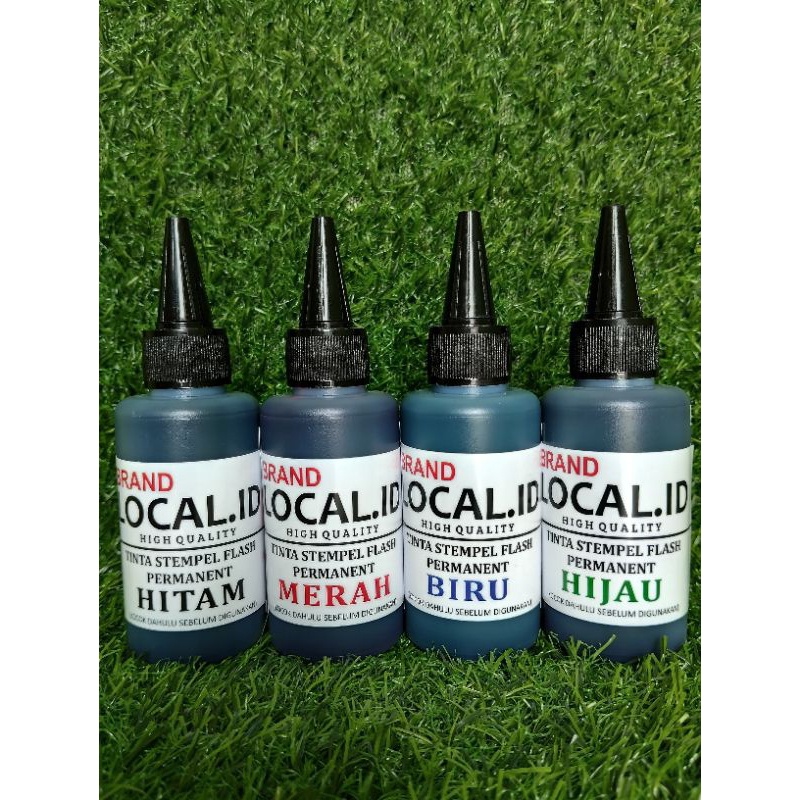 

iK! Tinta Stempel PERMANENT FLASH OTOMATIS Media Plastik 100 Mili Kualitas Premium Warna Lebih
