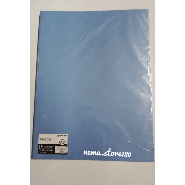 

iK! KING JIM CLEAR FILE A3 152GA/CLEAR HOLDER A3/MAP FILE A3/ DISPLAY BOOK A3