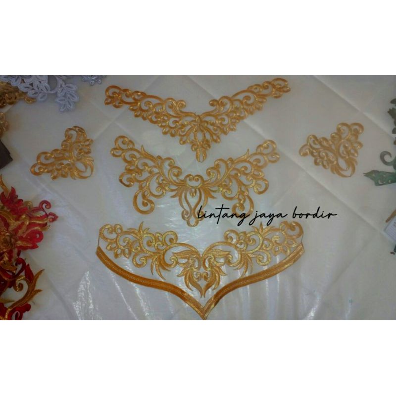 renda bordir kebaya aplikasi/ kebaya vita