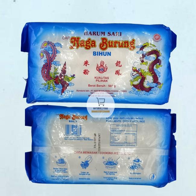 

Ready Bihun Harum Sari Cap Naga Burung 500Gr