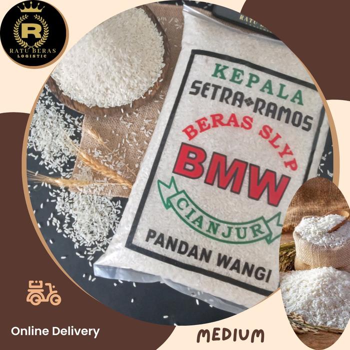 

HJK BERAS BUNGA/BMW/ROJOLELE 5 KG BERAS PUTIH Rice Food Nasi rojo