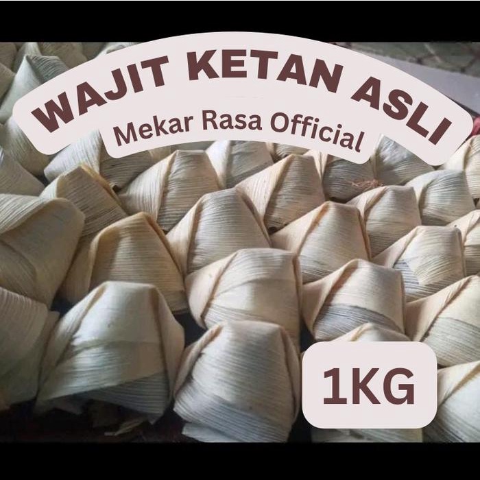 

HJK Wajik/Wajit Ketan Asli Khas Cililin berat 1Kg
