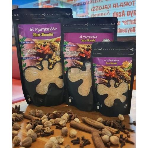 

HJK Al Mumtazza Nasi Mandhy Mandhi Beras Basmati Instan 350gr Family Pack