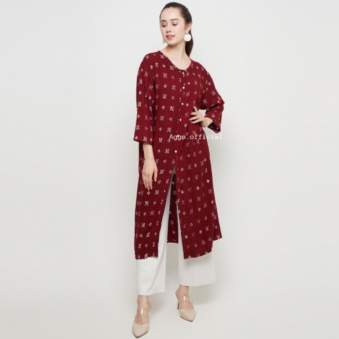 Terlaris Baju Jumputan Shibori Mawar