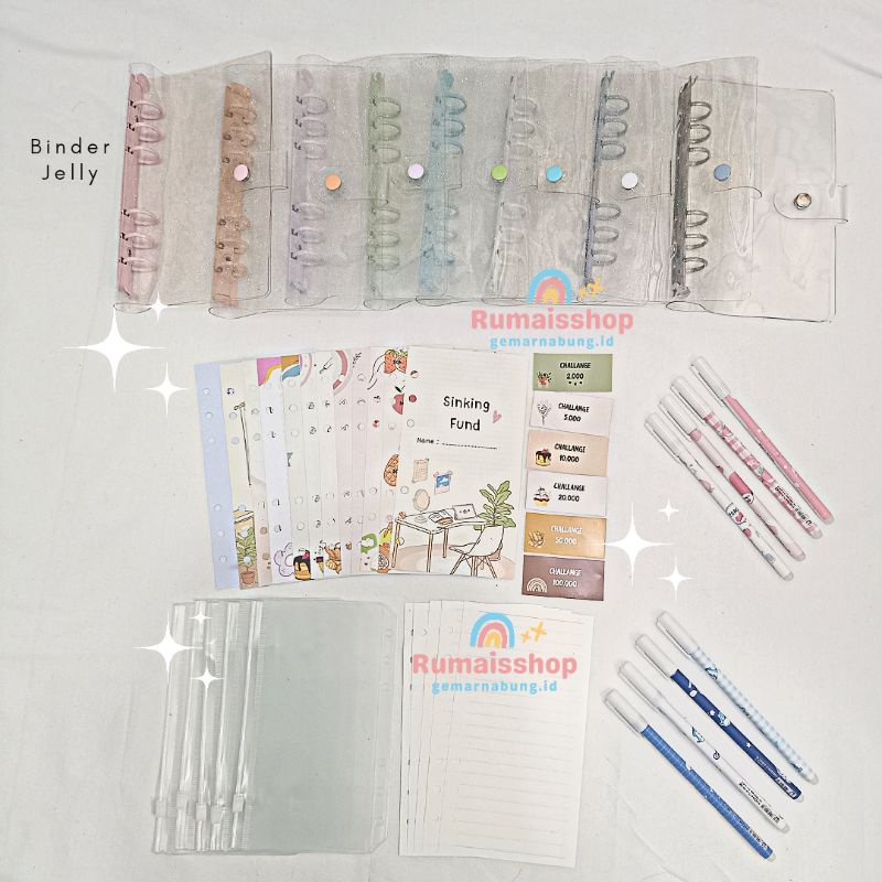 

iK! Binder keuangan A6 Paket binder nabung hemat binder sinking fund