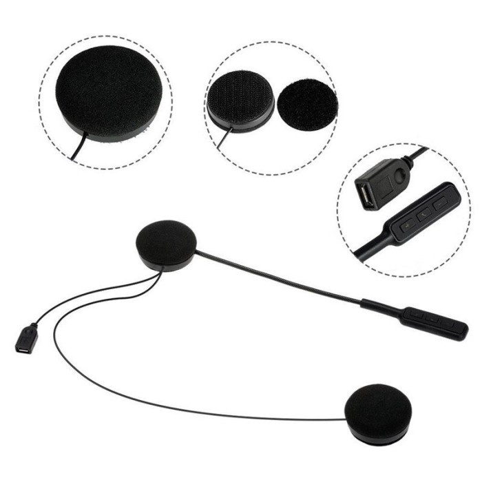 ready stok headset helm bluetooth helmet not intercom v6 bts2 original