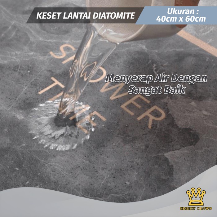 JTTOP" BRIGHT CROWN KESET DIATOMITE BUNDAR / KESET KAKI ANTI BAU NYERAP AIR