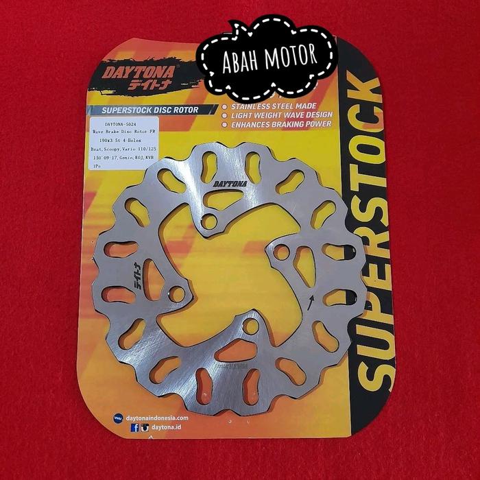 ready stok piringan cakram daytona beat scoopy vario125/150 vario 160cbs - baut 5 original