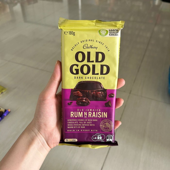 

Diskon Cadbury Old Gold Dark Chocolate Old Jamaica Rum N Raisin Ready