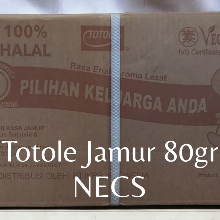 

HJK totole kaldu jamur 80 gram 1 karton