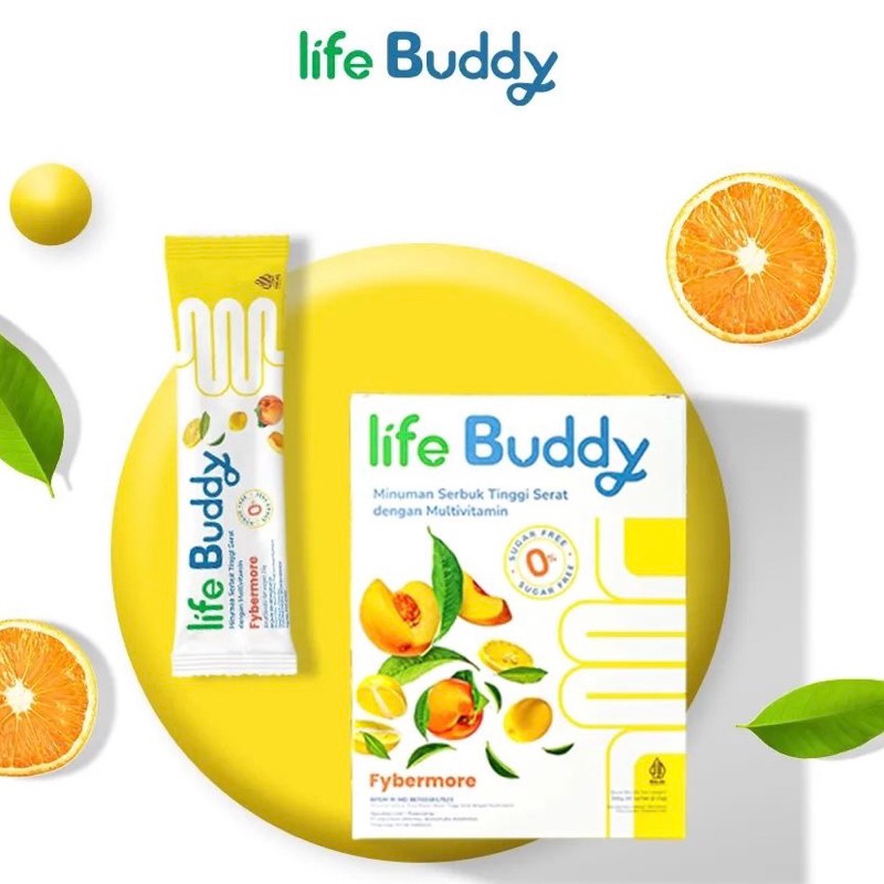 

( PROMO ) Life Buddy Lifebuddy Fybermore Fiber Drink Diet Detox with Enzyme Blends BPOM & HALAL BEST