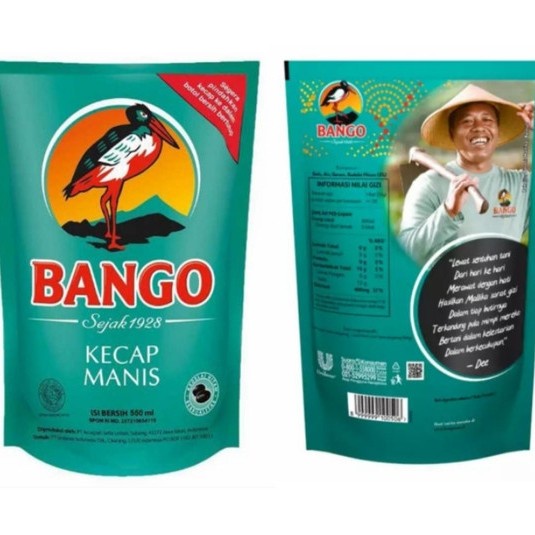 

HJK BANGO Kecap Manis - Refill 550 ml