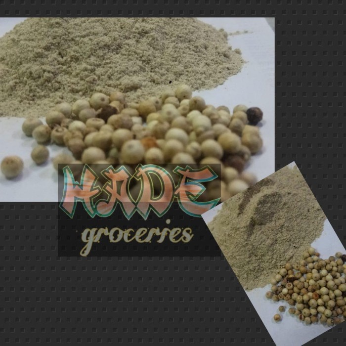 

HJK Lada putih bubukWhite pepper pwd repack 100gr