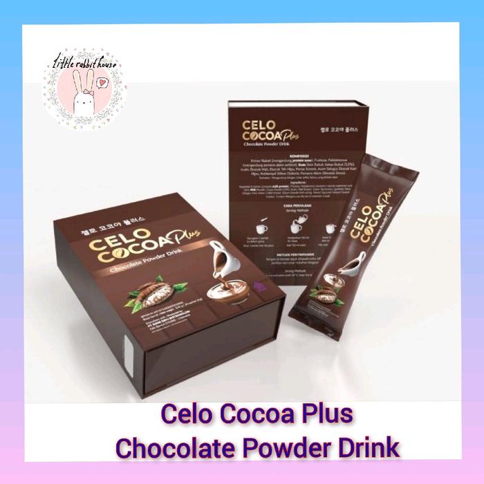 

READY STOCK CELO COCOA PLUS CHOCOLATE POWDER DRINK CELO.BEAUTE CELOBEAUTEBYCECE CELOBEAUTEOFFICIAL