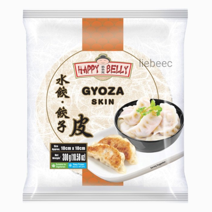 

Happy Belly Gyoza Skin 300 gr / Kulit Gyoza 300gr