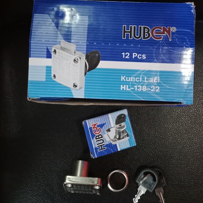 OBRAL kunci laci huben hl 138 - 22mm / kunci lemari huben hl138 22mm