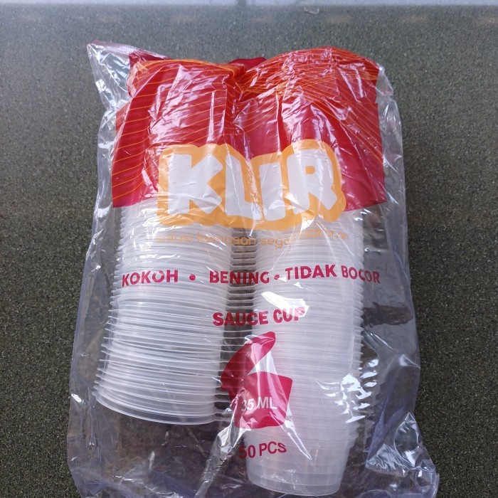 Wadah Plastik Sambal Saos 35 ML + Lid