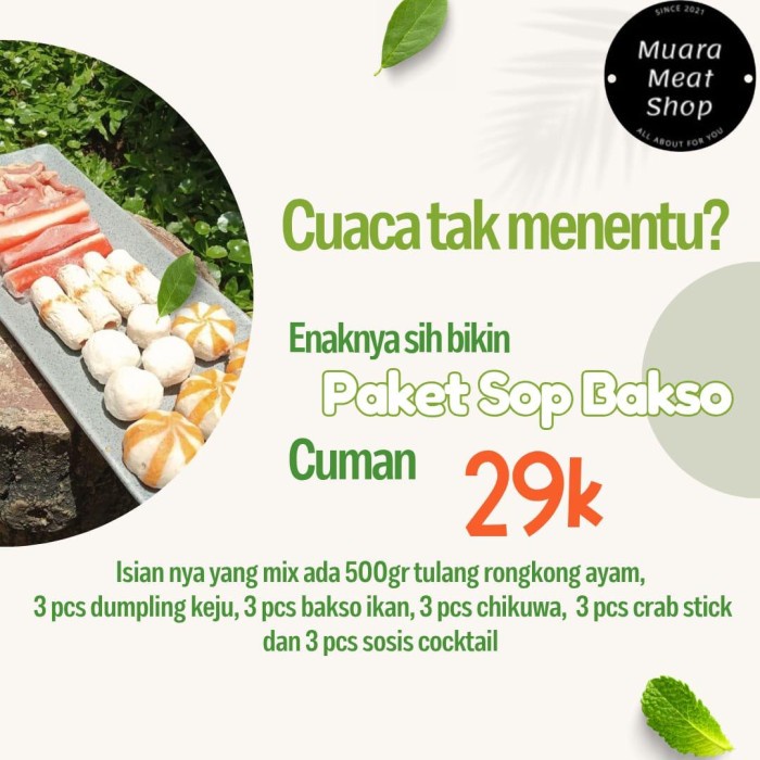 

Paket Sop Baso Favorit Si Kecil Termurah Bandung