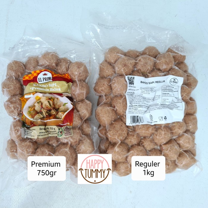 

EL primo bakso sapi premium beef meatball daging asli frozen elprimo