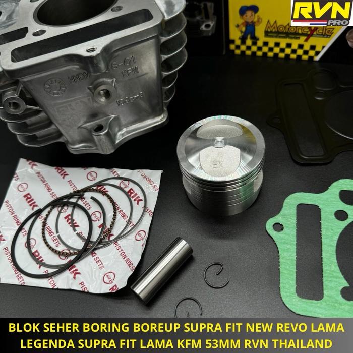 Promo Terbatas Blok Seher Boring Paket Boreup Bore Up Supra Fit New Revo Lama Legenda Supra Fit Lama
