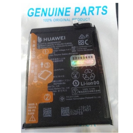 HW Hb486486Ecw / Hb486586Ecw Original 100% Genuine Battery Batre Baterai P30 Pro P40 Lite