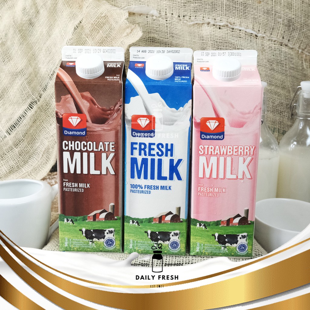 

DIAMOND FRESH MILK 946 ML (PLAIN / STRAWBERRY / CHOCOLATE)