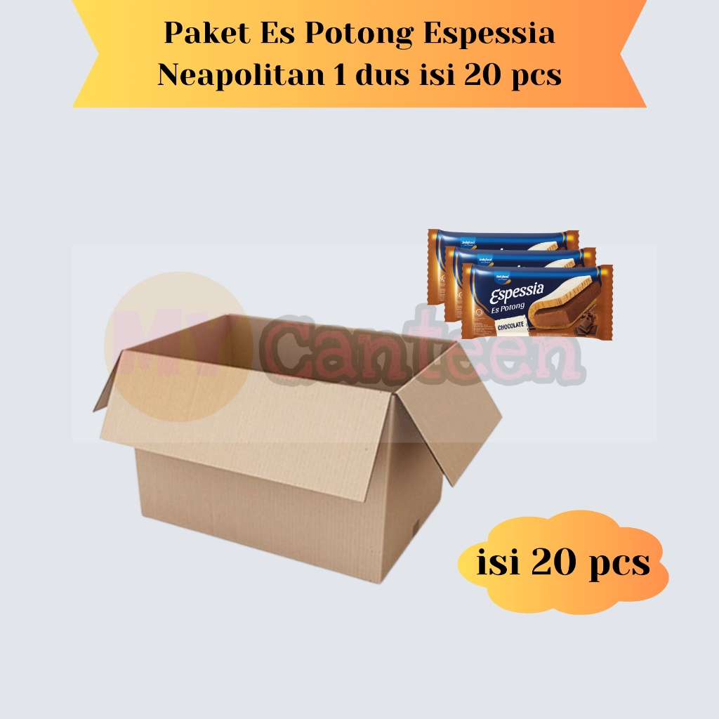 

Indofood Es Potong Espessia 1 dus isi 20 pcs