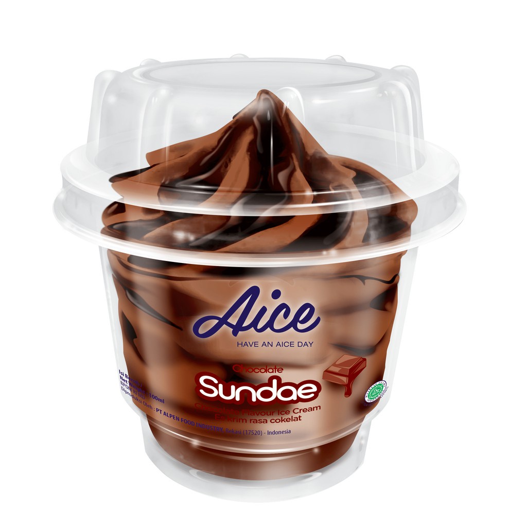 

Aice Ice Cream Chocolate Sundae cup ( 1 karton = 24 pcs )