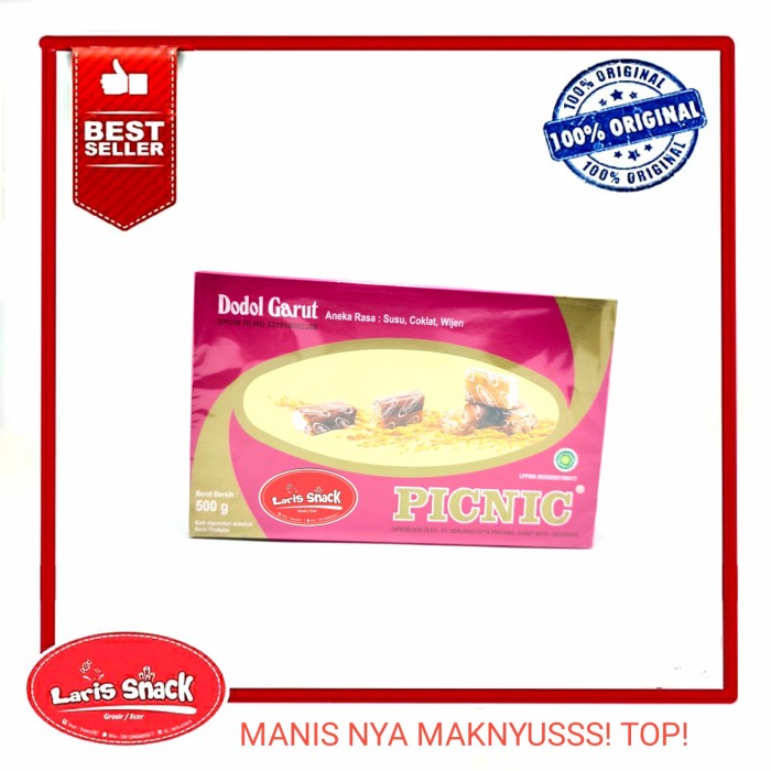 

Dodol Garut Picnic - 500Gr Original Special Legendaris