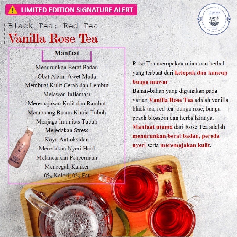 

Rotjes Milk Vanilla Rose Tea