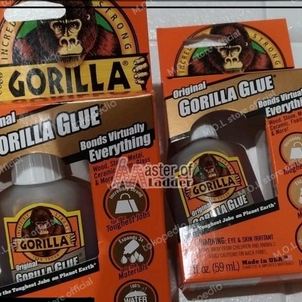 

READY STOK GORILLA GLUE WATERPROOF/LEM KAYU,BESI,KERAMIK,KACA ASLI MADE USA READYY