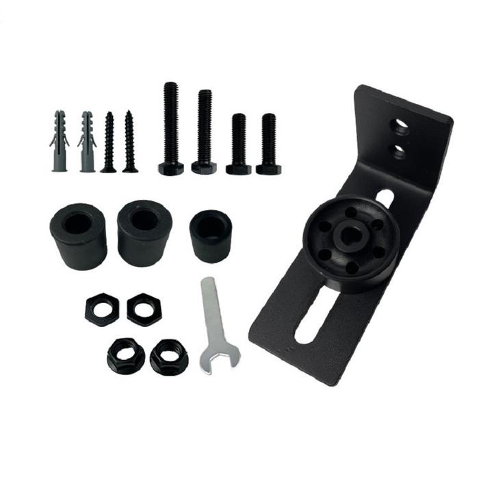 Door Sliding Floor Guide Support Roller Retainer Adjustable Untuk Barn Door Sliding