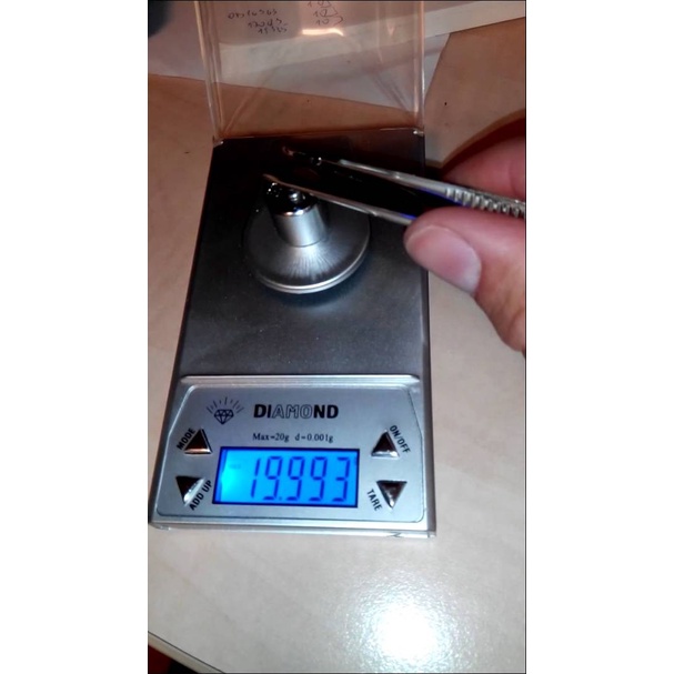 Timbangan Akurasi 0.001g Digital 0.001 Gram Emas Gr Berlian 0.001Gr G