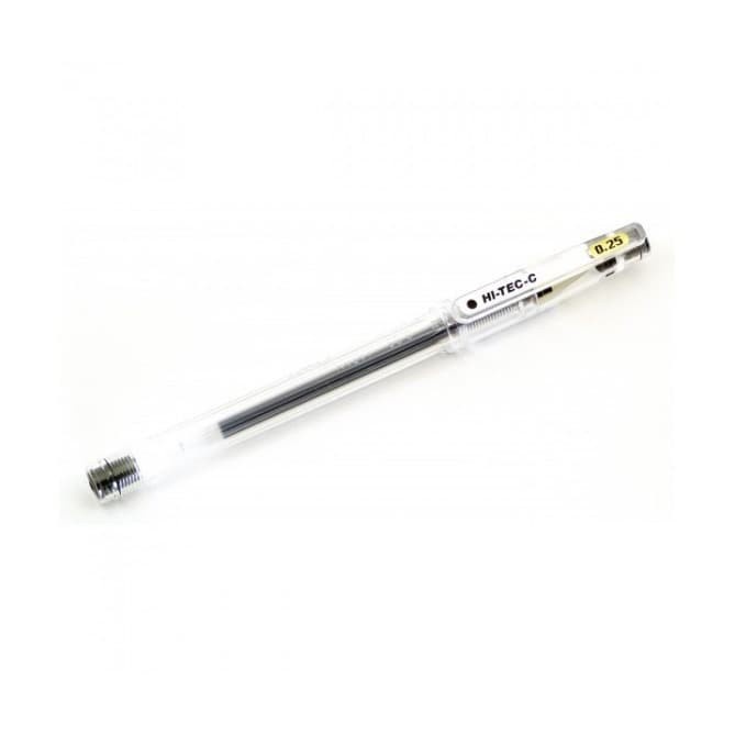 

ATKJaya- Pilot Pulpen Gel Pen Hi Tec 0.25mm Black Ballpoint Hi Tech Hitam