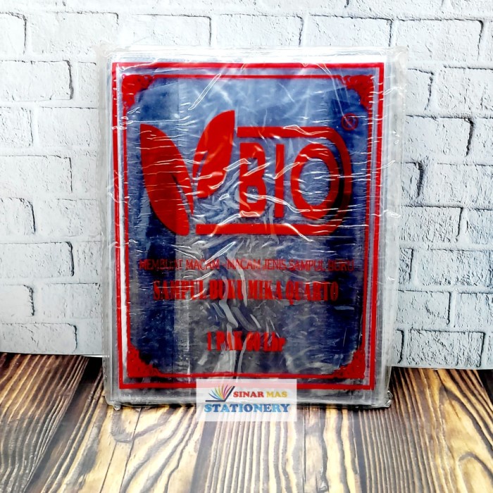 

ATKJaya- Sampul Plastik Mika BIO Quarto / Sampul Buku Tulis Kwarto ( 60 lbr)