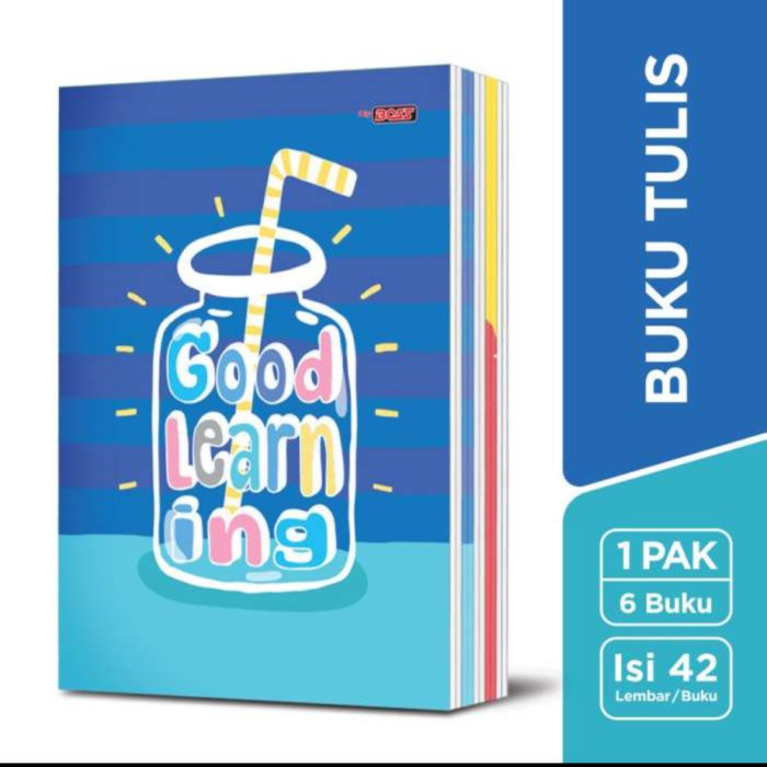 

ATKJaya- Buku Tulis Big Boss 42 Lembar Buku Tulis Sekolah SD SMP SMA SMK ( 1 Pack Isi 6 Buku )