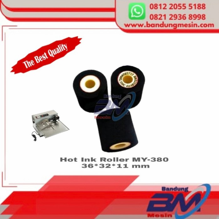 

ATKJaya- MY-380 Hot Ink Roll Tinta Mesin Coding Cetak Kode Produksi Expired