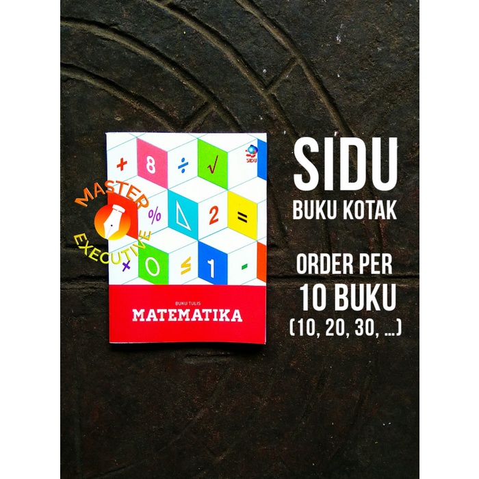 

ATKJaya- Sinar Dunia SiDu Buku Tulis Sekolah Matematika Kotak / STM 006 JK