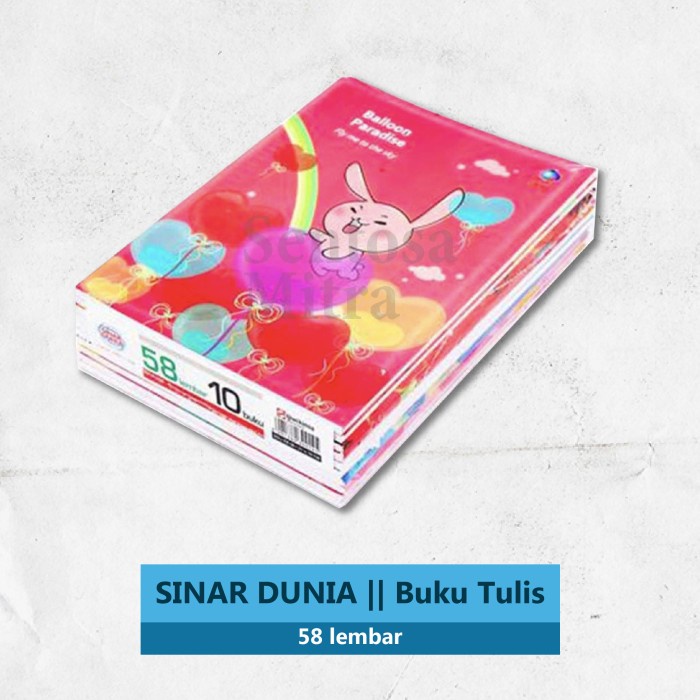 

ATKJaya- Buku Tulis Sinar Dunia / SIDU 58 Lembar
