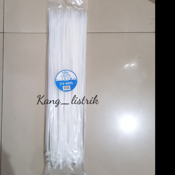 

ATKJaya- Cable Ties / Kabel Ties Hitam / Putih FORT 400 x 4.8mm