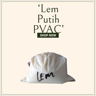 

ATKJaya- Lem Putih 1Kg - Lem Putih Rajawali Lem Putih Kertas PVAC Sepatu - Lem