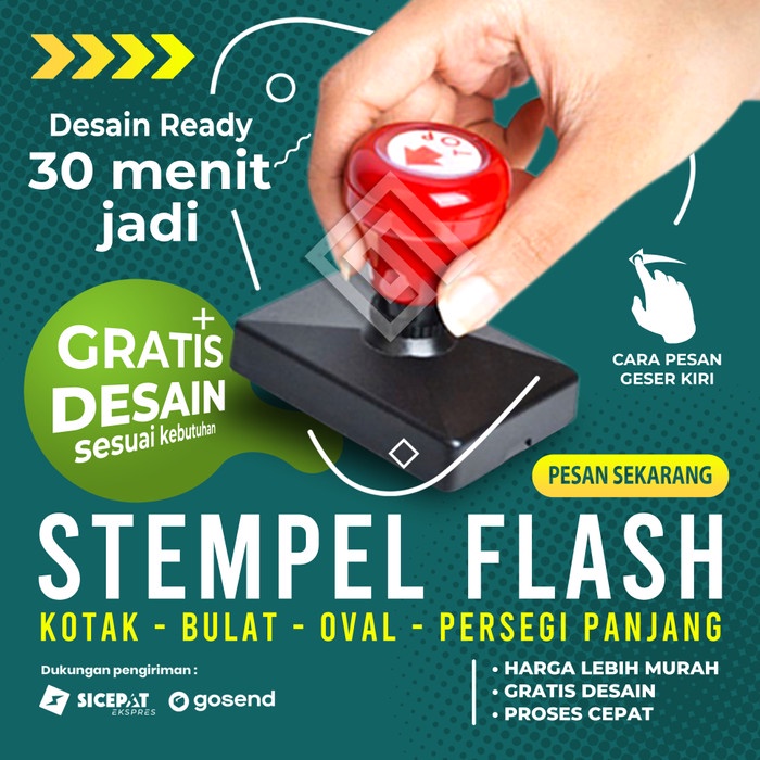 

ATKJaya- Stempel Flash Otomatis Free Desain Pengerjaan Kilat
