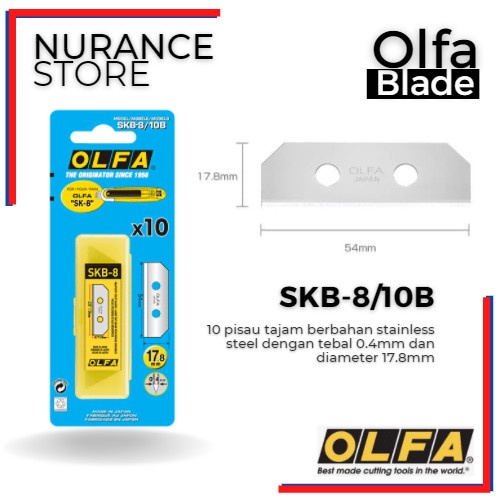 

ATKJaya- REFILL CUTTER OLFA SKB-8/10 ATAU SKB-8/10B