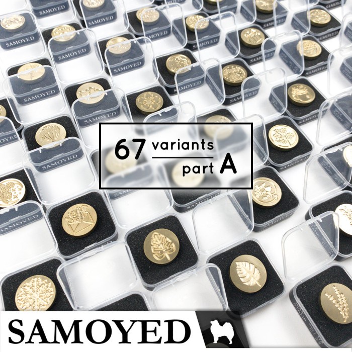

ATKJaya- Stempel Lilin Segel / Sealing Wax Stamp Samoyed WXST A