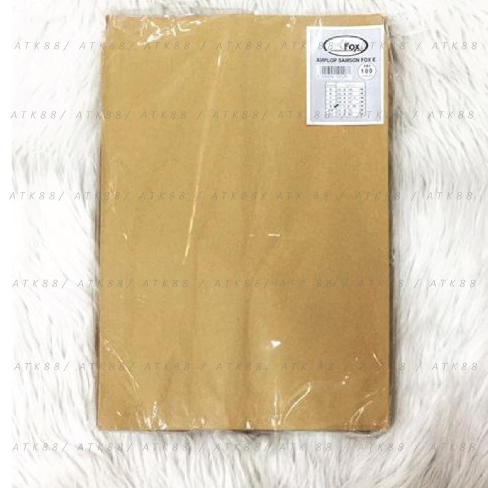 

ATKJaya- Amplop Coklat / Samson Fox E (Map) isi 100 Buah