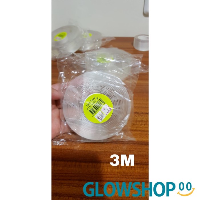 

ATKJaya- Nano Magic Double Tape Bening Tahan Air / Washable Acrylic - 3M