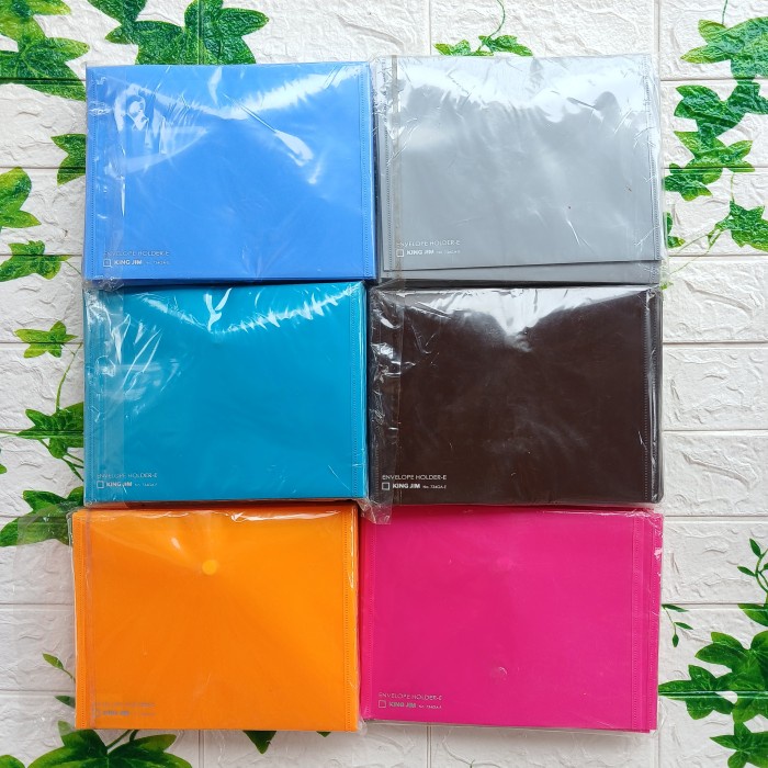 

ATKJaya- KING JIM Kingjim 734GAE 734SCGA-E Envelope Holder Ukuran A5 Set isi 10