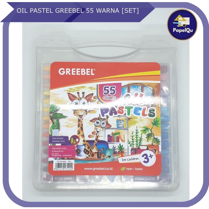 

ATKJaya- Crayon Oil Pastel Greebel Kids 55 Warna [SET]
